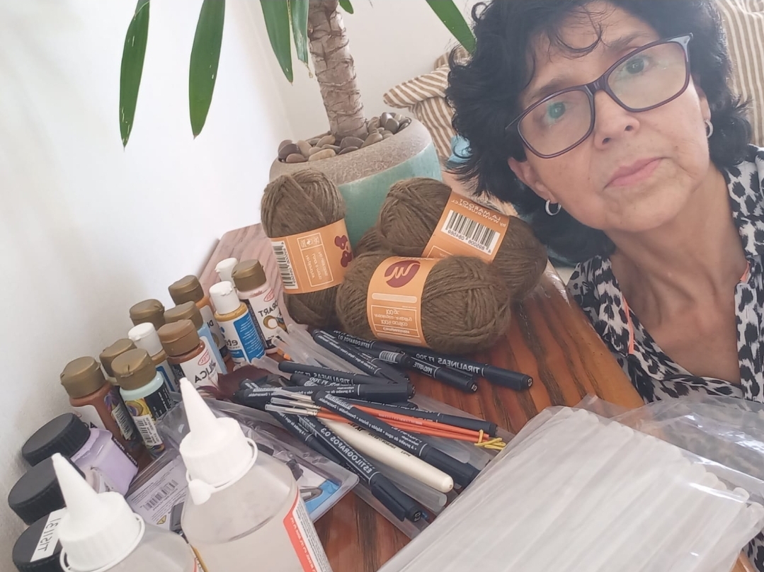 Diferentes Materiales que serán utilizados en la confección de mis Trabajos