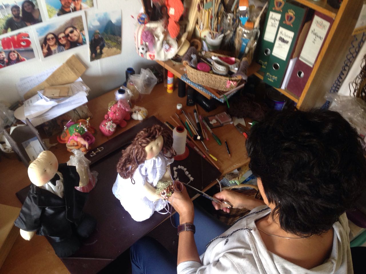 Trabajando en Novia
